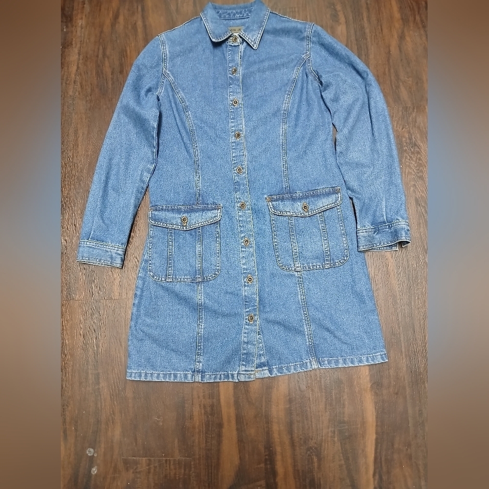 Joe's Jeans Blue Denim Midi Dress